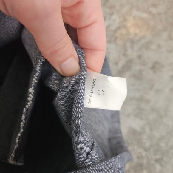 Apiece Apart Chambray Shift Dress Minimalist Modern Effortless Size 4 - Picture 6 of 7